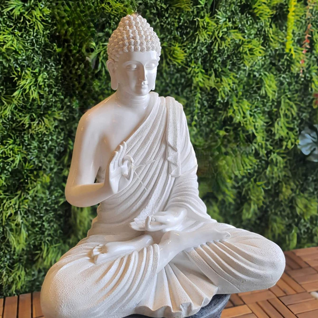 White Buddha Statue