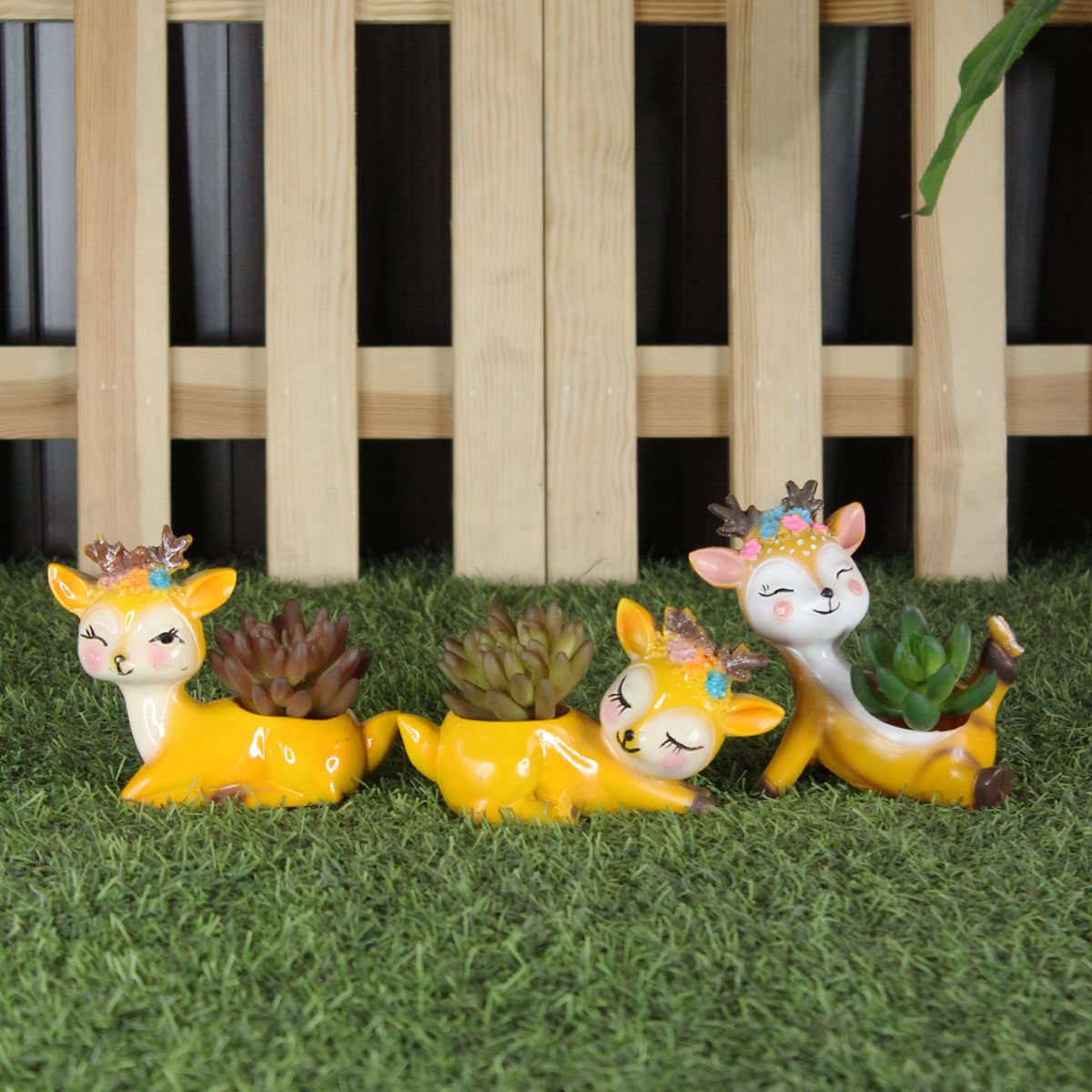 Deer Shape Planter Set of 3