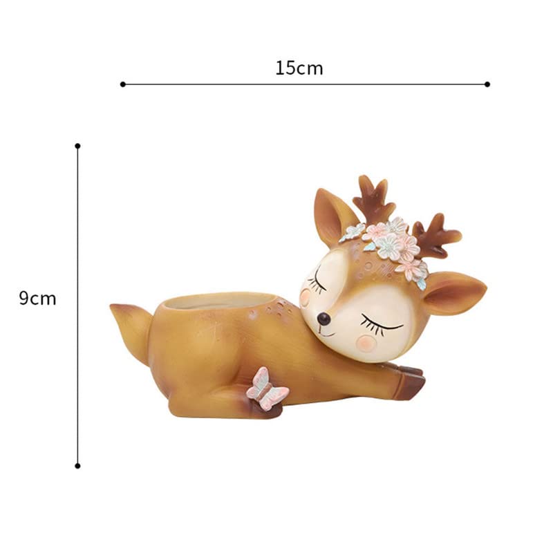 Sleeping Deer Planter