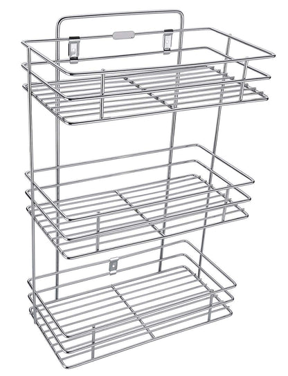Stainless Steel 3 Layer Wall Mounted Shelf