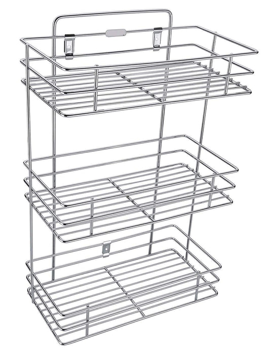 Stainless Steel 3 Layer Wall Mounted Shelf