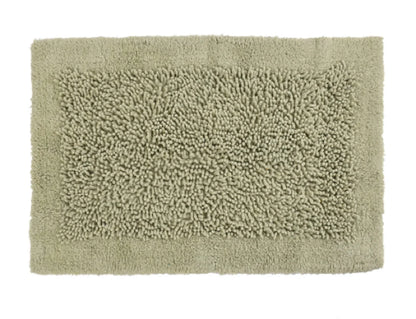 Cotton Tufted Twist Bathmat- Sage Green