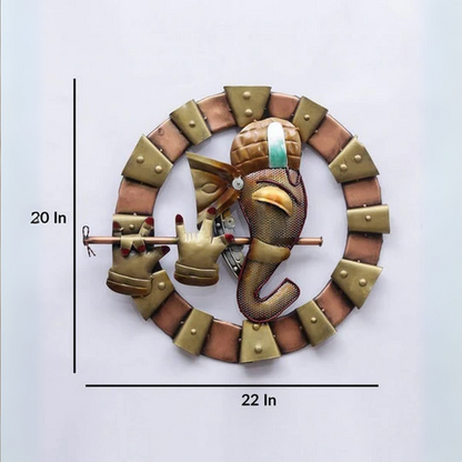 Wall Ganesha Decor with LED Light