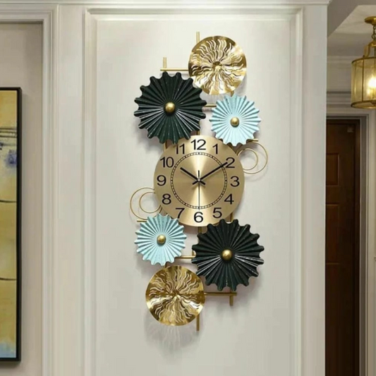 Decorative Vertical Iron Wall Clock