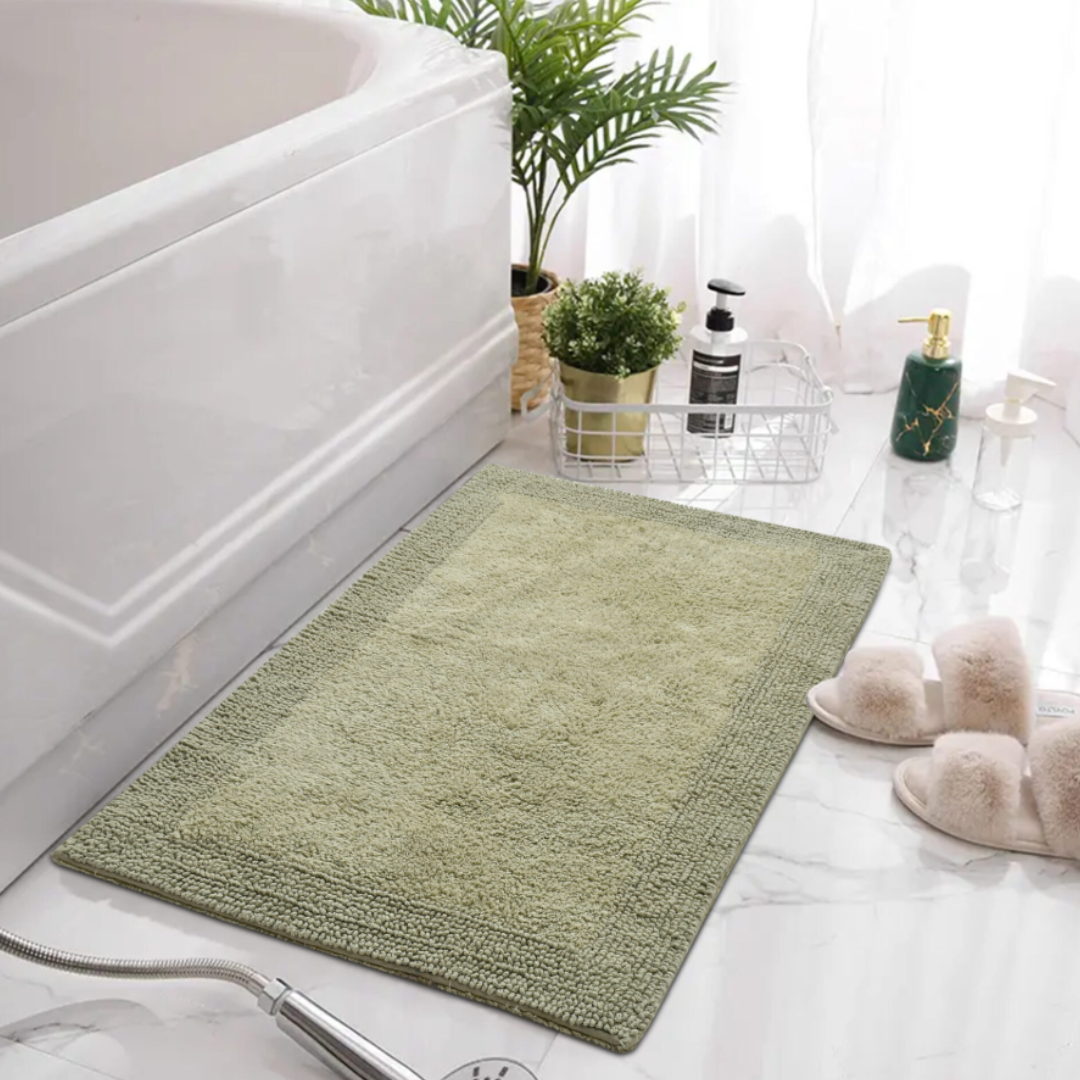 Green Tales Swarn Bathmat Sage Green
