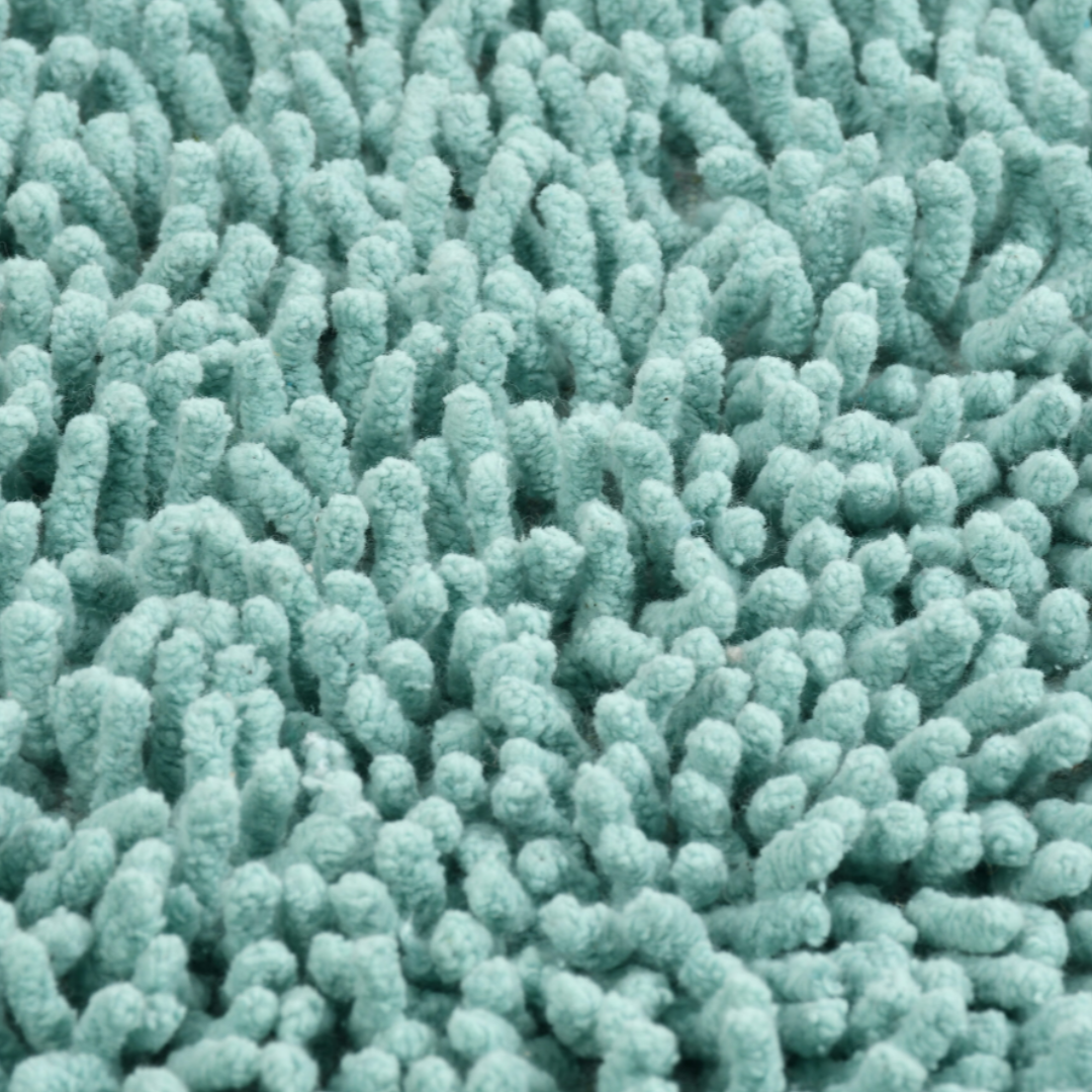 Green Tales Twist Bathmat Aqua
