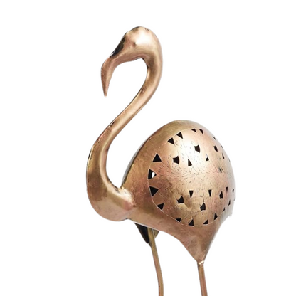 Crane Candle Holder Set of 2 Decor