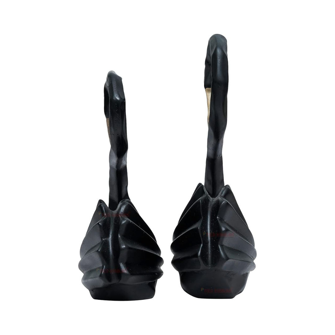 Black Swan Pair Decorative Showpiece