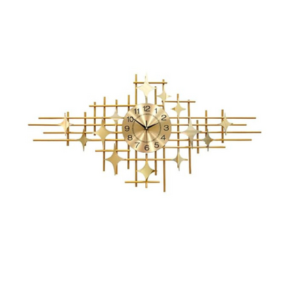 Star Design Metal Wall Clock