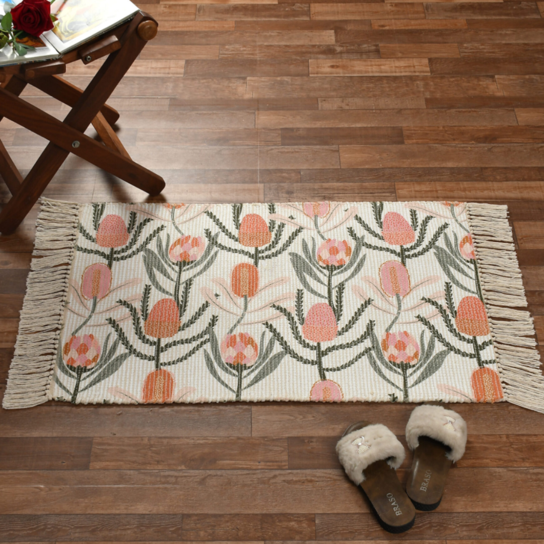 Cello Handwoven Printed Rug
