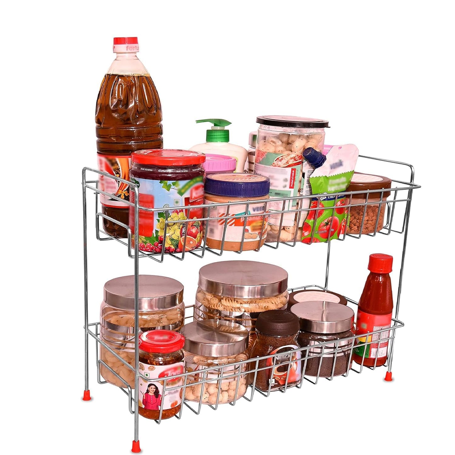 2-Tier Stainless Steel Container