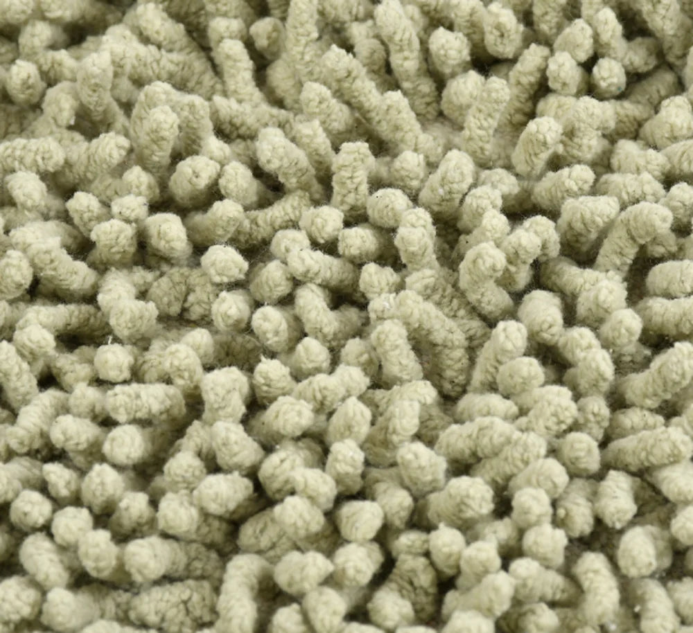 Cotton Tufted Twist Bathmat- Sage Green
