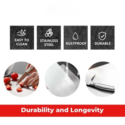 HOME LANE Stainless Steel Chopping Board