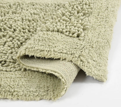 Cotton Tufted Twist Bathmat- Sage Green
