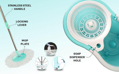 Floor Cleaning Spin Bucket Mop