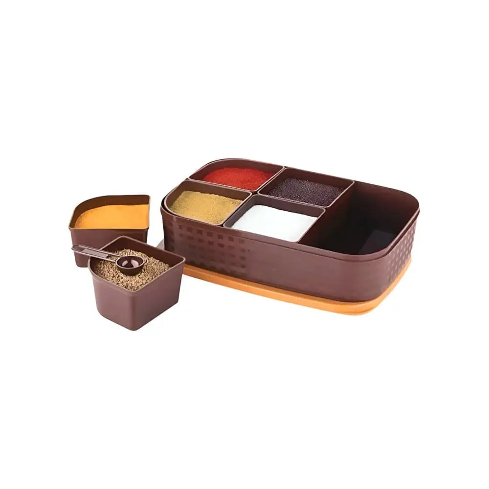 TINUMS 6 Section Spice Box (Plastic)