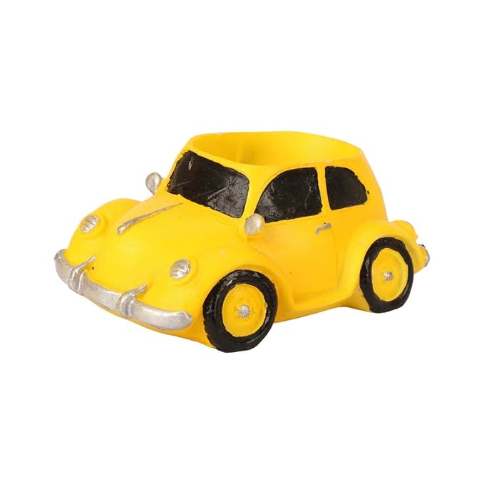 Yellow Small Car Planter