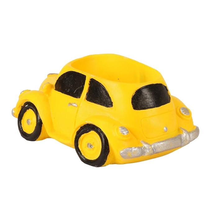 Yellow Small Car Planter