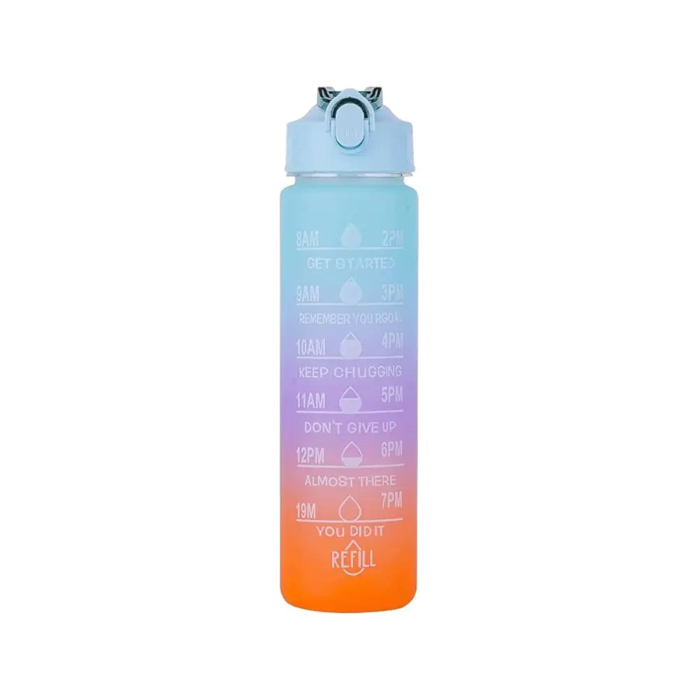 TINUMS Gradient Motivational Water Bottle