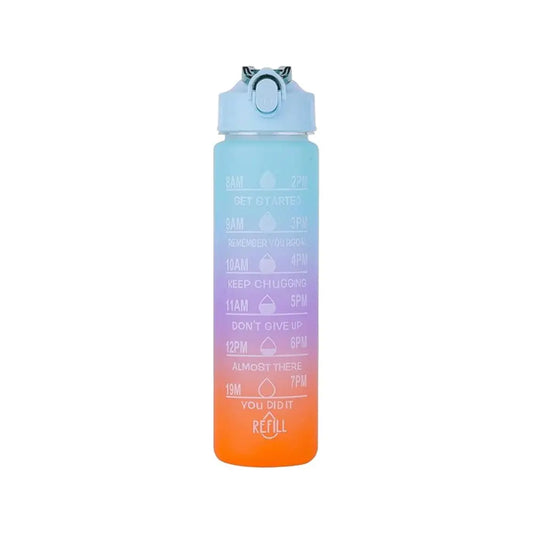 TINUMS Gradient Motivational Water Bottle
