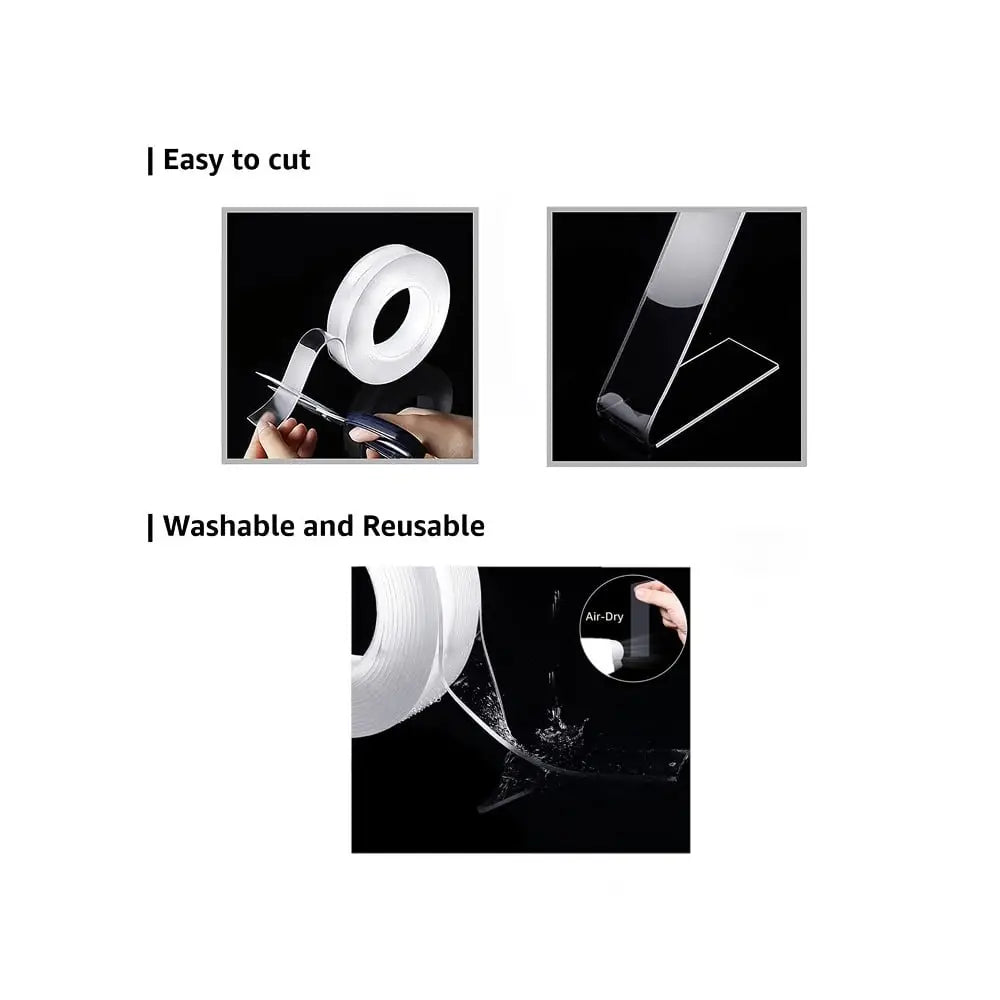 TINUMS Adhesive Double-Sided Transparent Ivy Grip Tape