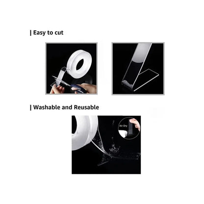 TINUMS Adhesive Double-Sided Transparent Ivy Grip Tape