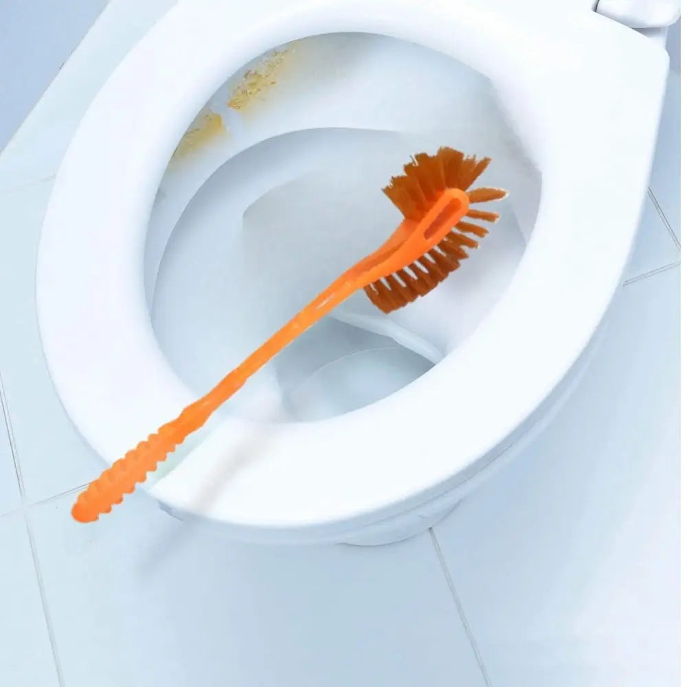 TINUMS Double Sided Flexible Toilet Brush