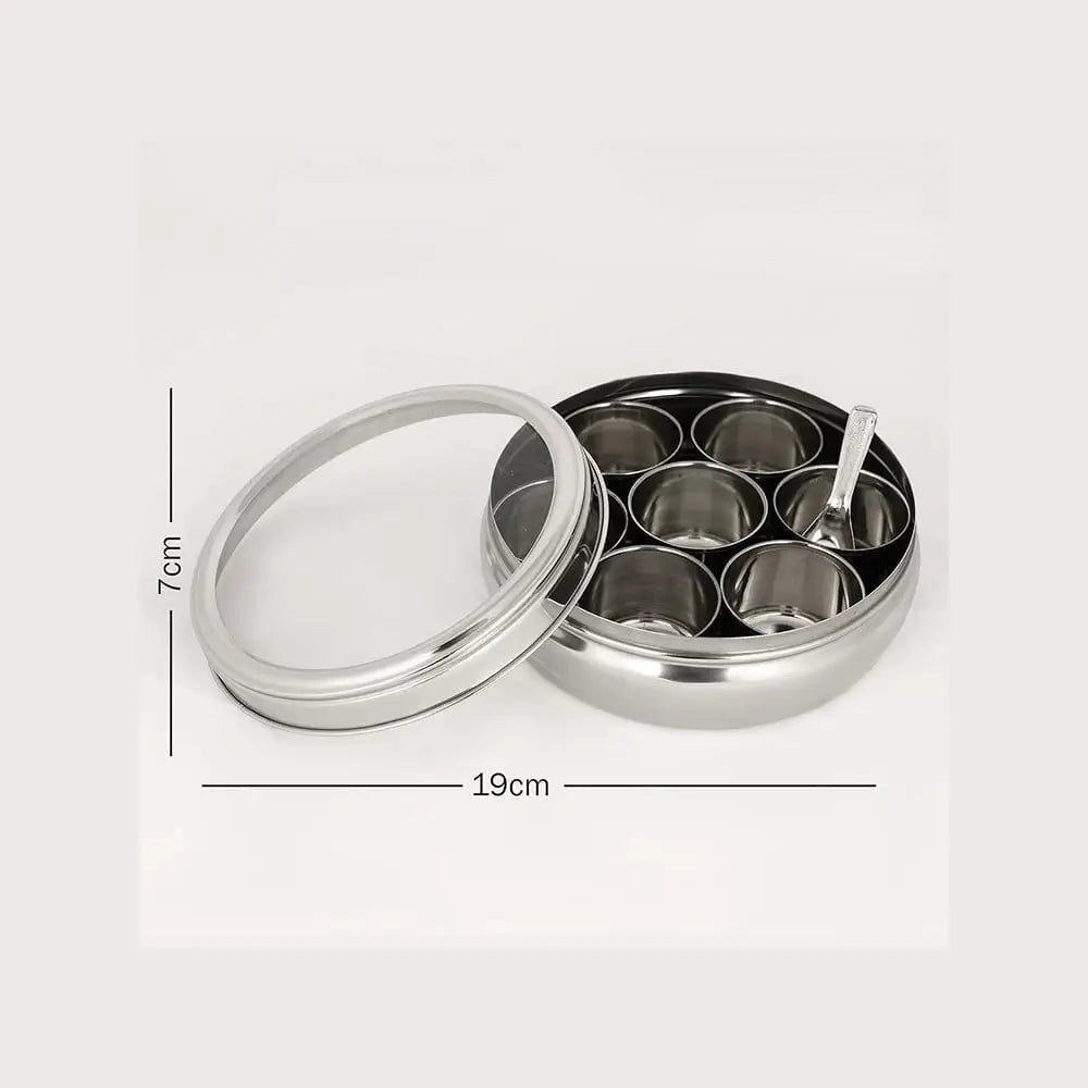 HOME LANE Masala Box (Stainless Steel)