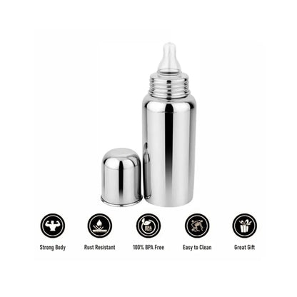 Stainless Steel Baby Feeding Bottle