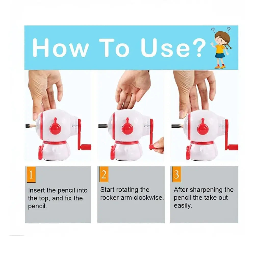 VARKAUS Space Theme Pencil Sharpener