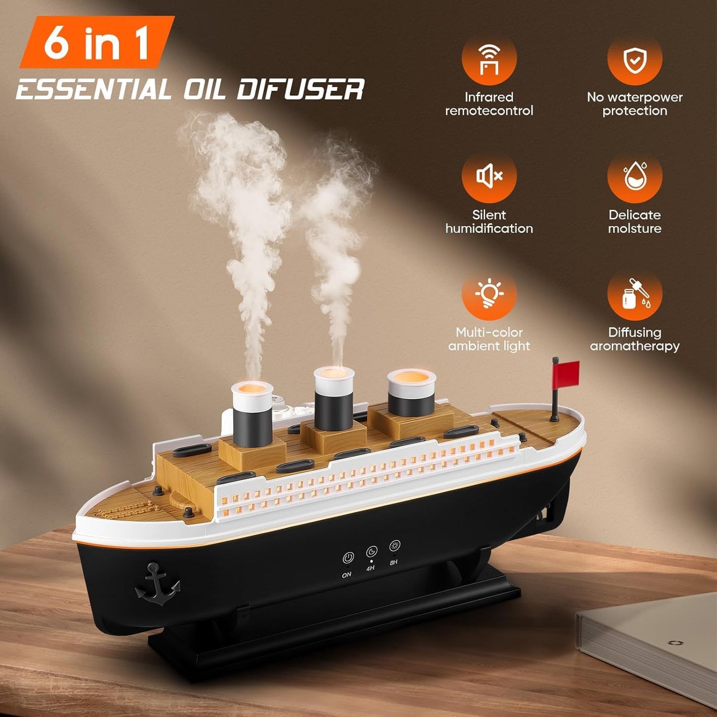 Titanic Humidifier Boat
