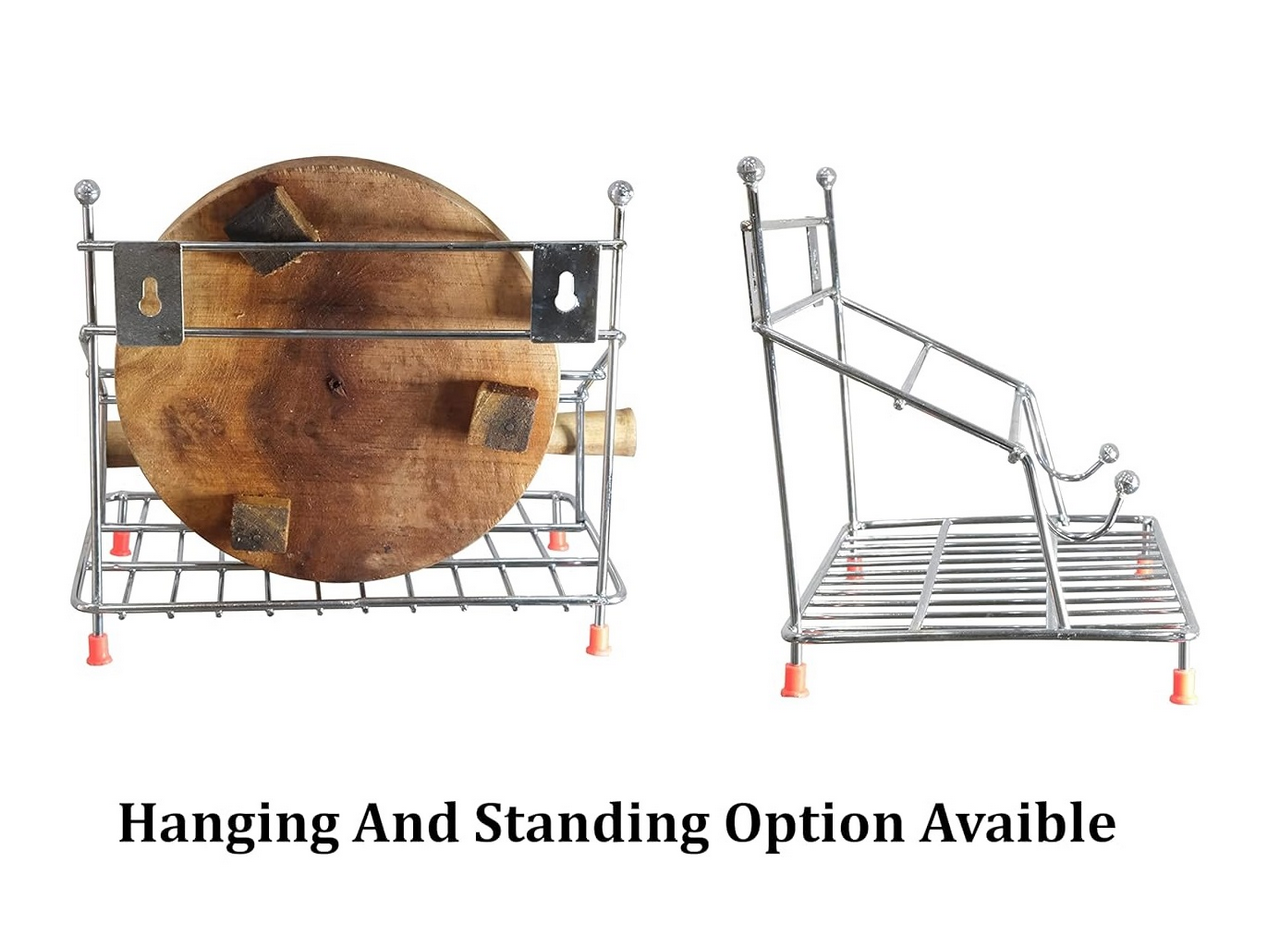 Stainless Steel Chakla Belan Stand