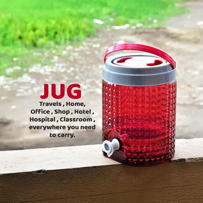 HOME LANE Diamond Cut Water Jug