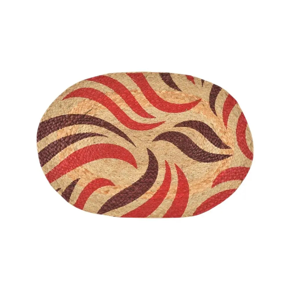 SUSHIEL Jute Door Mat (Multicolour)