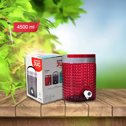 HOME LANE Diamond Cut Water Jug