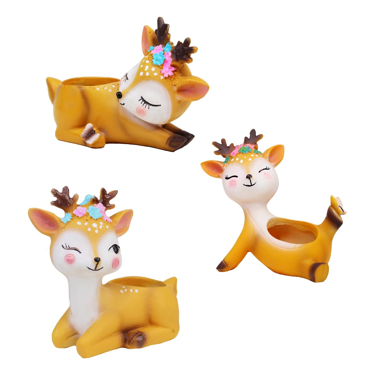 Deer Shape Planter Set of 3