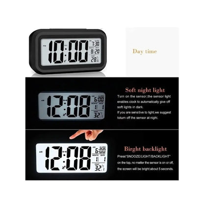 TINUMS Digital Alarm Clock (Multicolour)