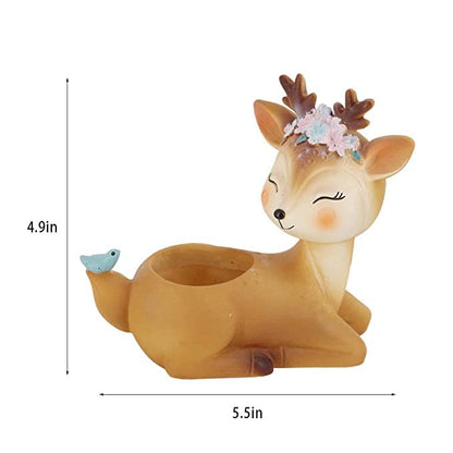 Bird Deer Planter