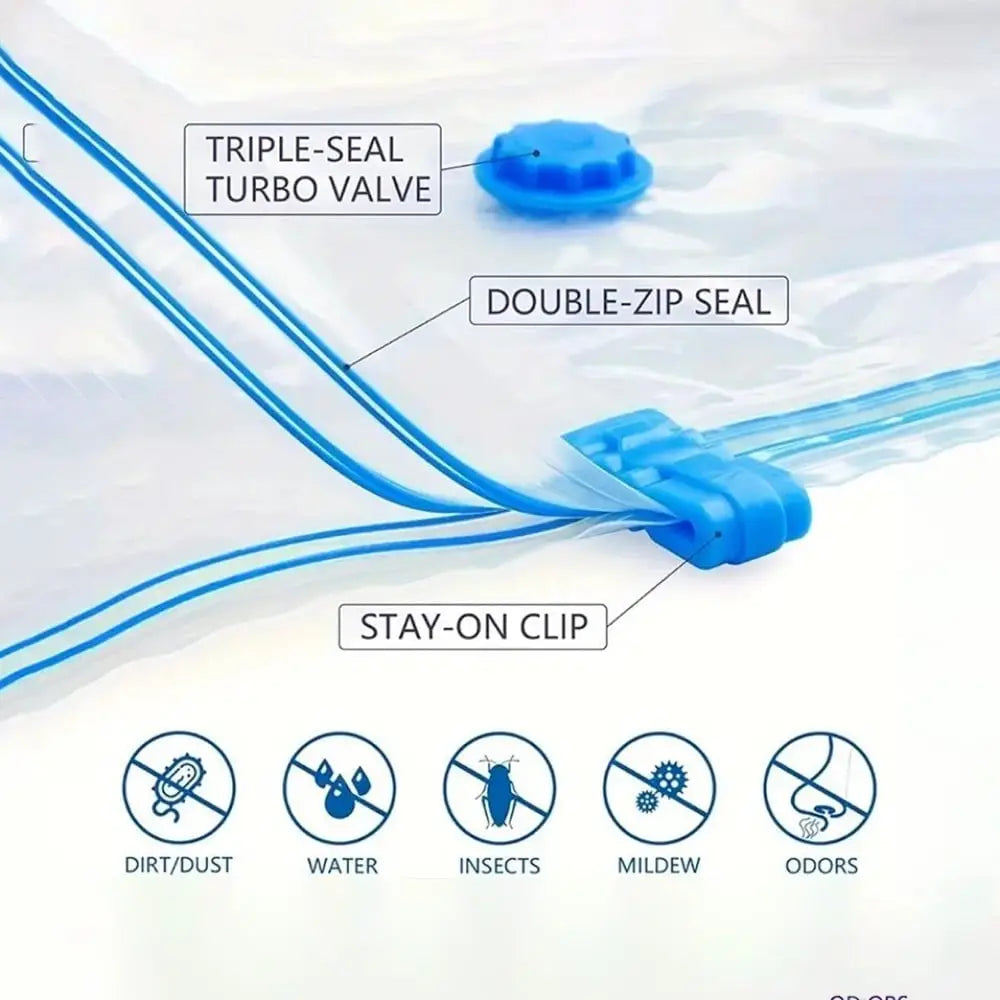 TINUMS Plastic Vacuum Storage Bags