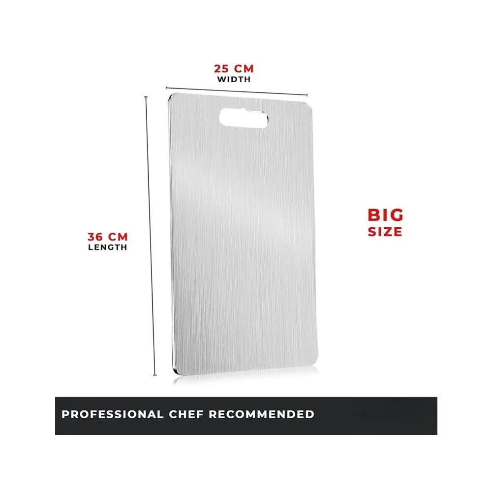 HOME LANE Stainless Steel Chopping Board