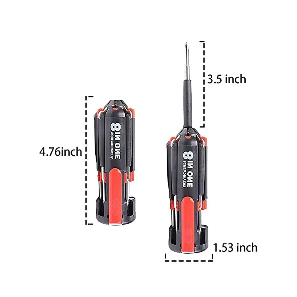 TINUMS 8 in 1 Multi-functional Mini Screw Driver Set