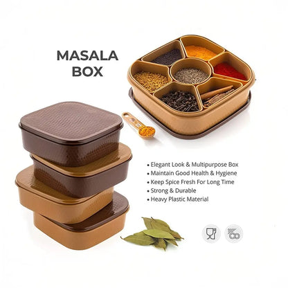 Airtight Storage Masala Box (Plastic)