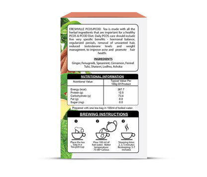 Freshville PCOS & PCOD Tea Bags