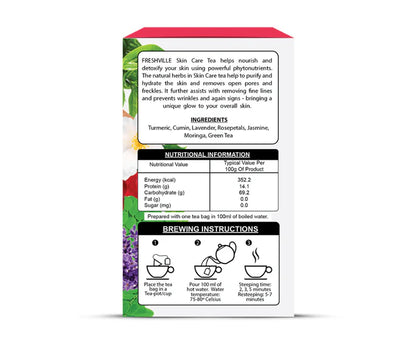 Freshville Skin Care Green Tea Bags