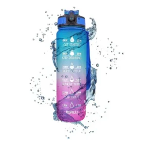 silicone time marker water bottle 1 litre leak proof