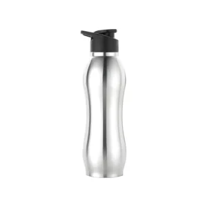 tinums 304 stainless steel water bottle 1 litre silver