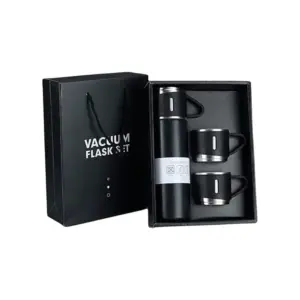 TINUMS Vacuum Flask Set (Black)