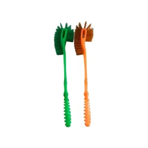 tinums double sided flexible toilet brush set of 2