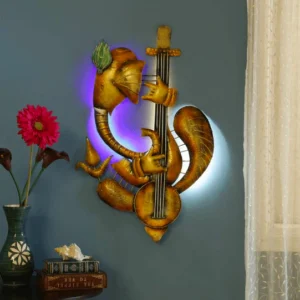 ganesh ji wall hanging decorative showpiece metal antique wall art