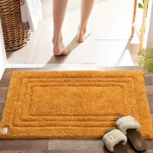 Green Tales Linea Bathmat Mustard